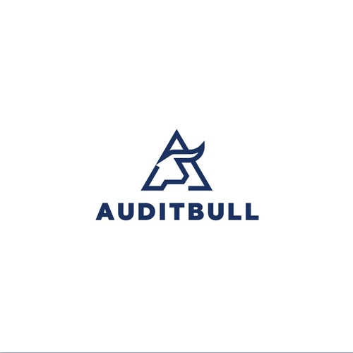 A + Bull Head Logo Design
