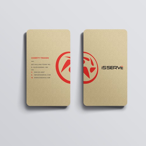 Business Card for i5serve.