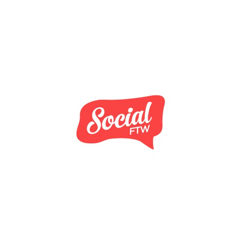Create a brand identity for our new social media agency "Social FTW"