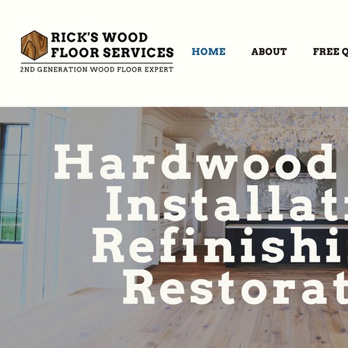 Rick's Wood Floor Services - Branding & Website Design