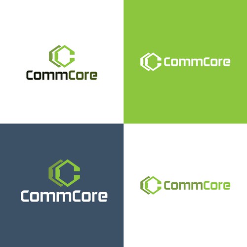CC letter logo for CommCore logo Contest