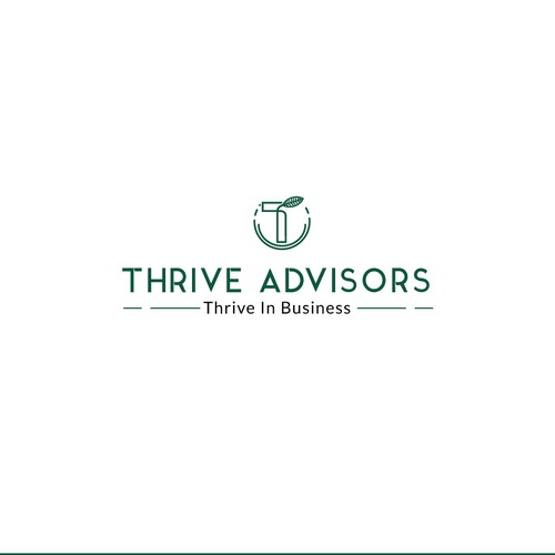 Thrive with a hip and fun logo