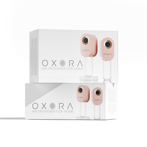 Sleek packaging for a plug in Air Freshener for Home