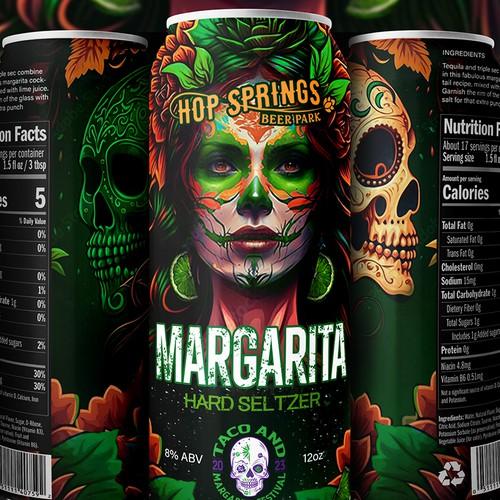 Margarita Cans Branding