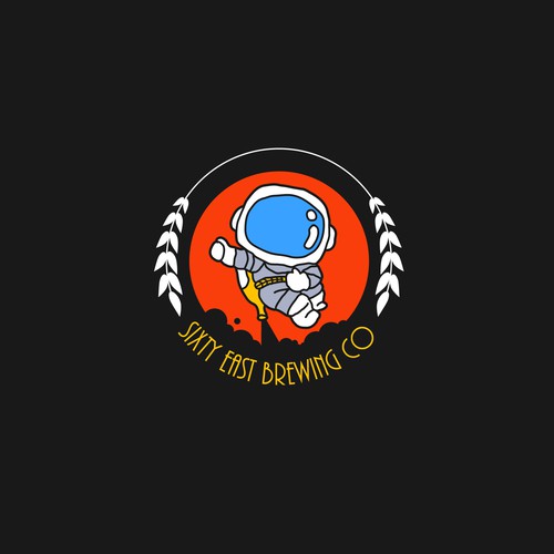 Logo for a beer company logo.