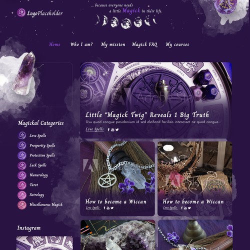 Magical Wordpress blog