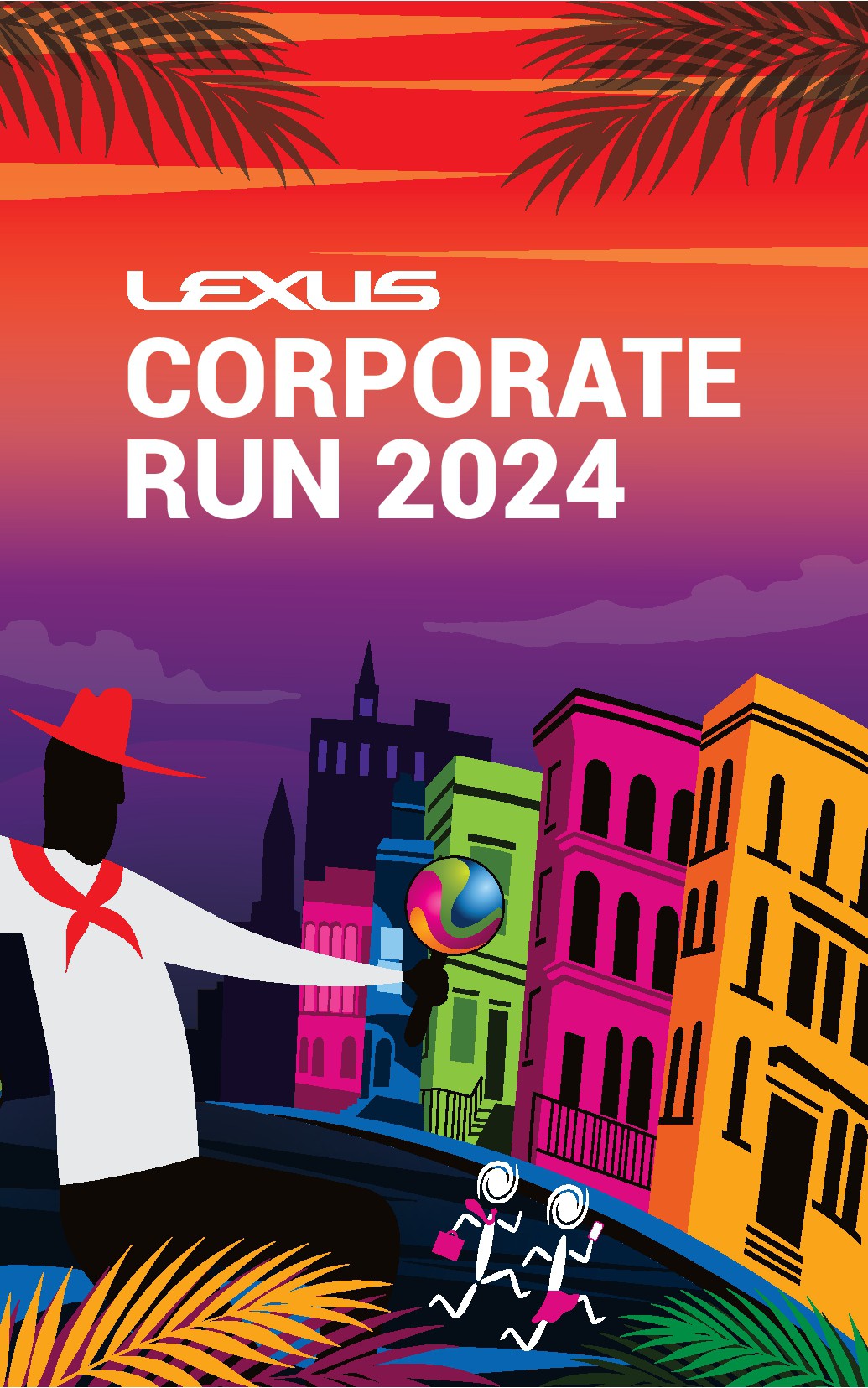 T-ROC's Lexus Corporate Run Race T-Shirt Design