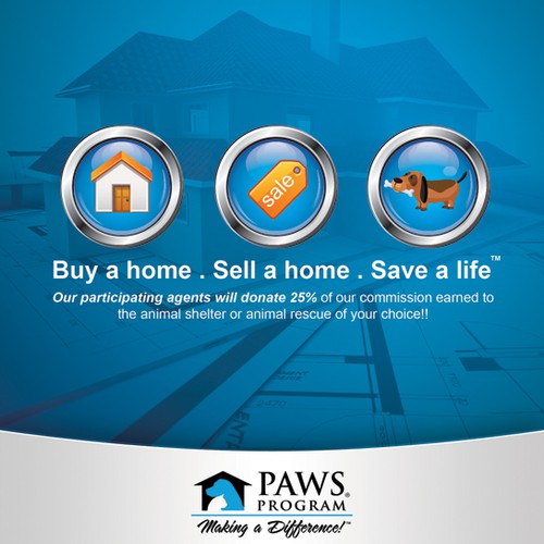 Paws Program Flyer concept