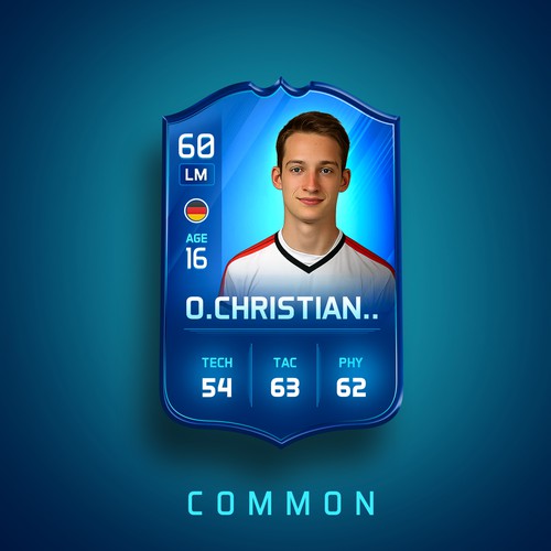 Football Card Design