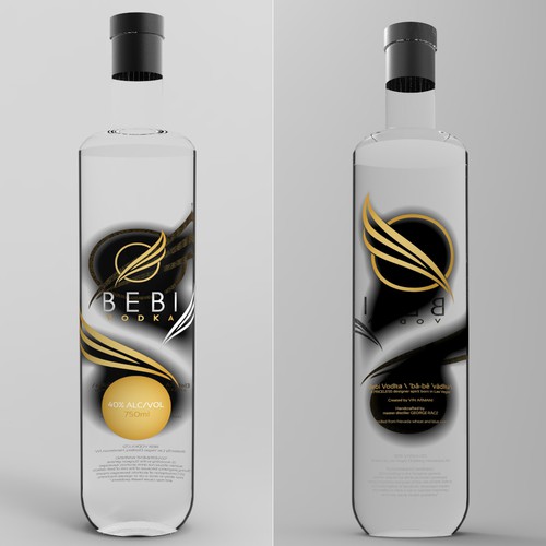 Bebi Vodka needs a new bottle design