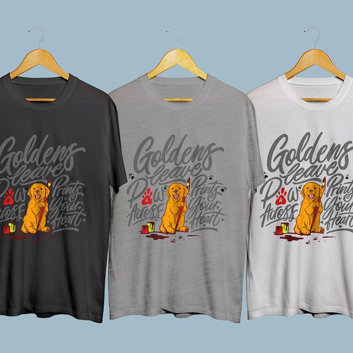 Golden t shirt