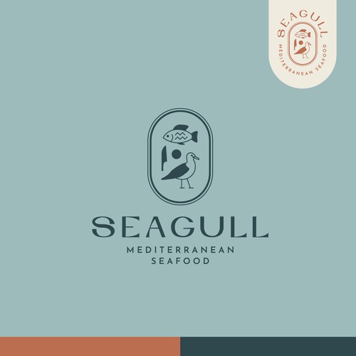 Egyptian seafood restaurant logo