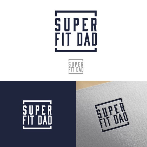 Super fit dad Logo