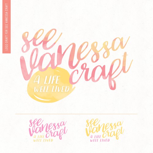 Feminine Logo for See Vanessa Craft