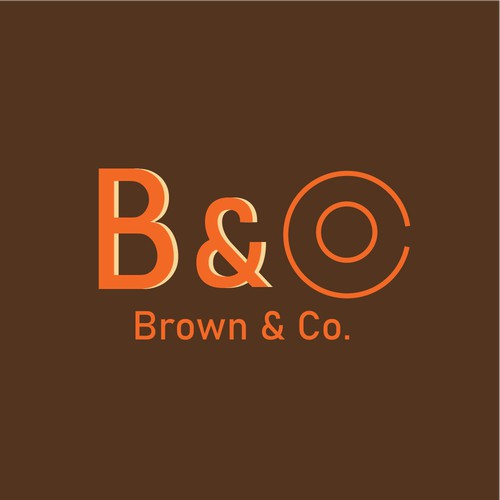 Brown&Co. logo for golf shirts and hats