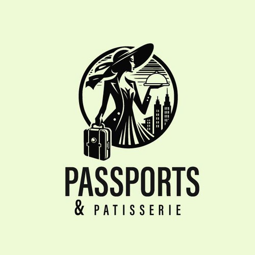 Passports & Patisserie Logo