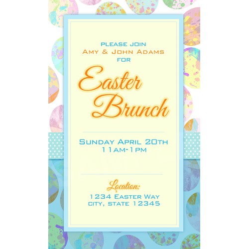 Online Easter Brunch Invitation