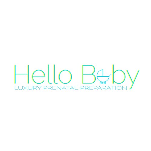 clean logo for luxury baby brand