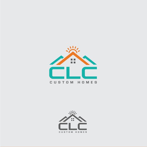 CLC CUSTOM HOMES LOGO DESIGN