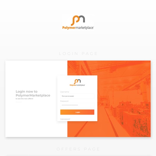 Redesign of the PolymerMarketplace's customers portal