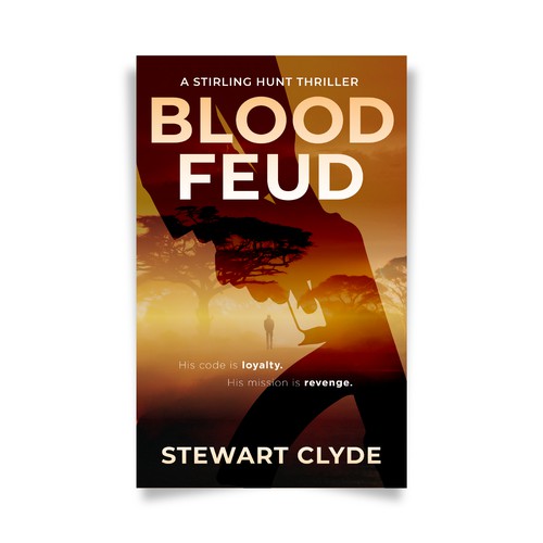 Book cover for Thriller Novel set in Africa