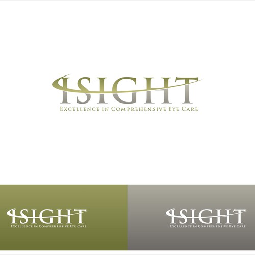 Can you read this?  logo for eye centers that offer retail optical, medical, & laser