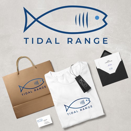 Simple logo for fishing t-shirt company