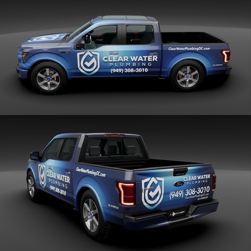 CLEAR WATER VEHICLE WRAP
