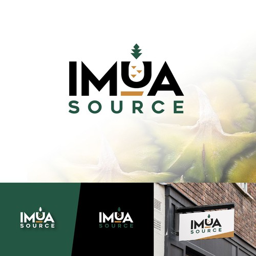 Text-based Logo for Imua