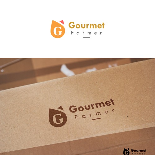 Modern simple logo for gourmet company