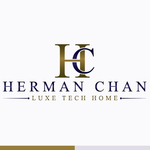 Design Luxury logo for Real Estate Broker & Media Peronality Herman Chan/Herman/HC 