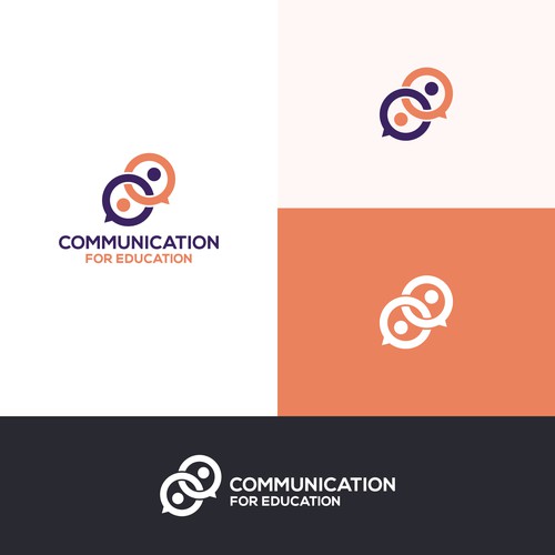 2 round person chat logo