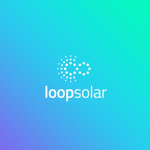 Solar Energy Logo with a Modern Tech Touch