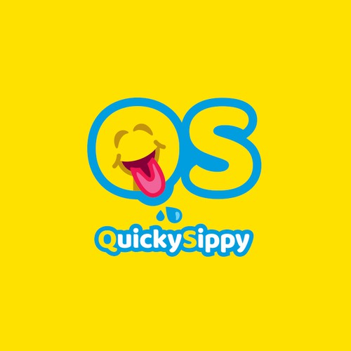 A logo for a children's sippy cup