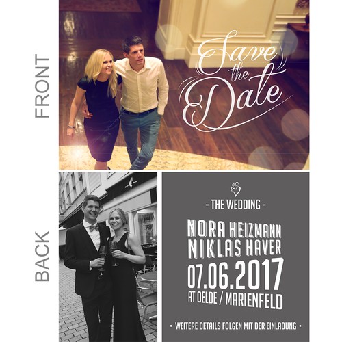 Save the Date Card