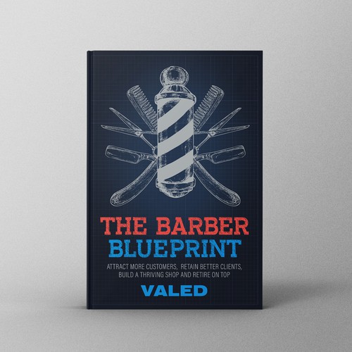 BOOK COVER "THE BARBER BLUE PRINT"
