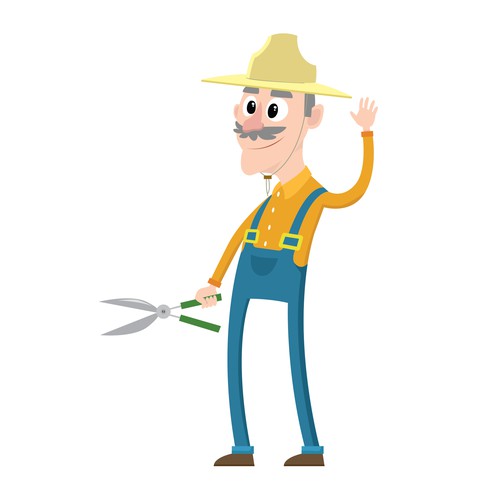 Gardener Character Design