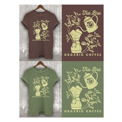 Organic Coffee Shop Needs Shirts designed