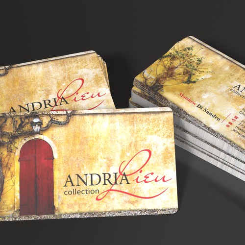 Create the next business card design for Andria Lieu