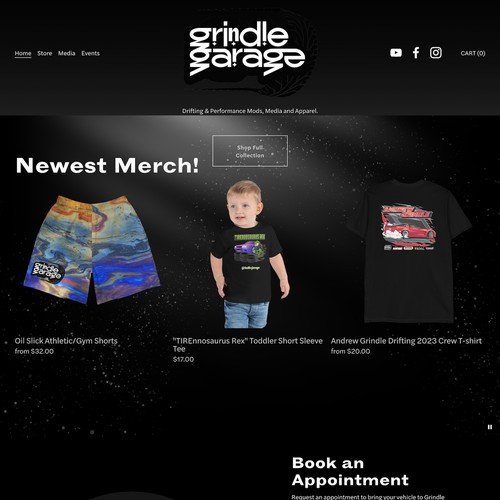 Grindle Garage SEO Design