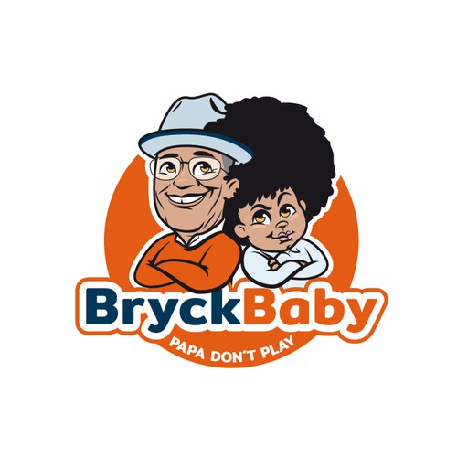 BryckBaby and his Papa social media