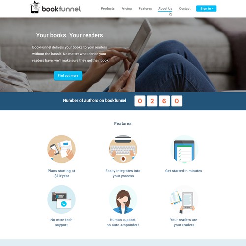 Website for Bookfunnel