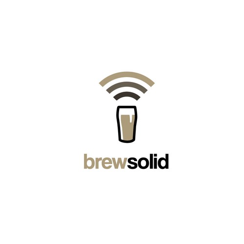 Technology + Beer = Awesome! BrewSolid needs a logo.