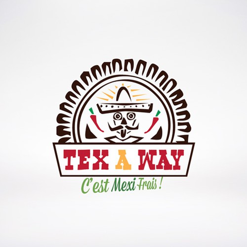 Création d'un logo pour un concept de restauration rapide tex-mex