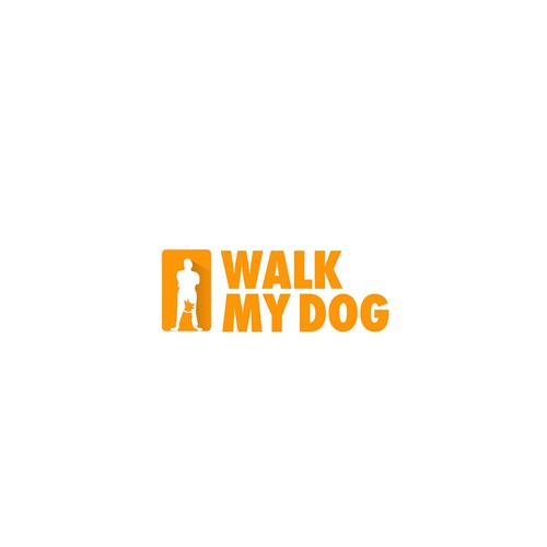 Modern, Minimalist Logo for WalkMyDog.com