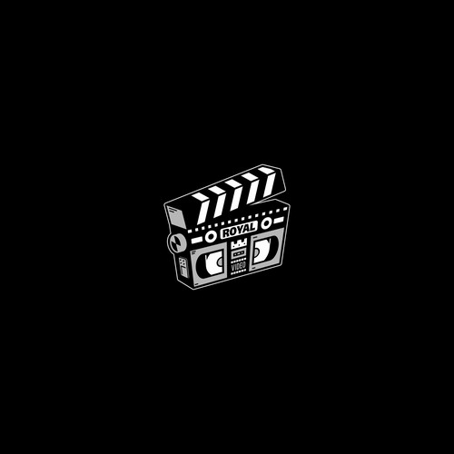 Subversive illustrated logo for videographer company