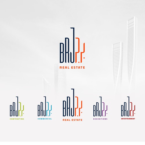 BRJ-برج _ logo creation