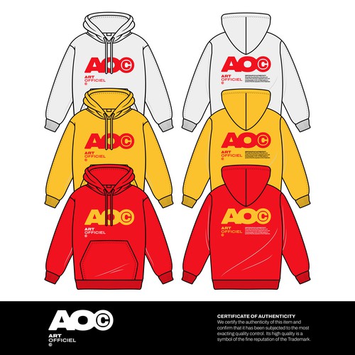 Concept Design Hoodie for Art Officiel