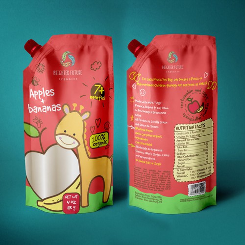 baby food packaging design