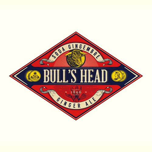 Bull's Head Ginger Ale - Since 1896